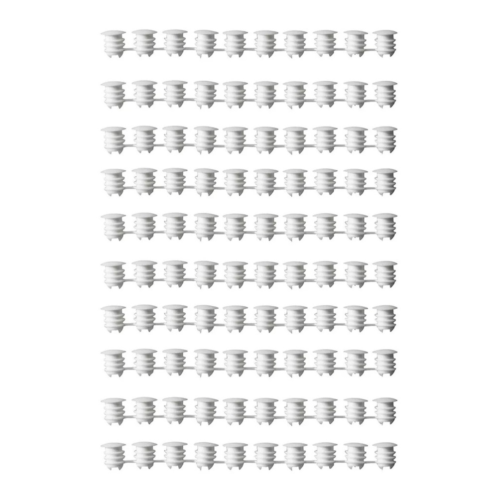 IKEA  - VARIERA - COVER CAP - WHITE - 1 Pack/100 Caps